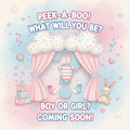 Peek-a-Boo Gender Reveal Testing