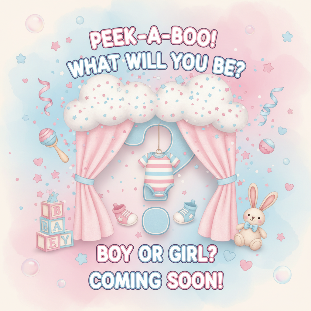 Peek-a-Boo Gender Reveal Testing